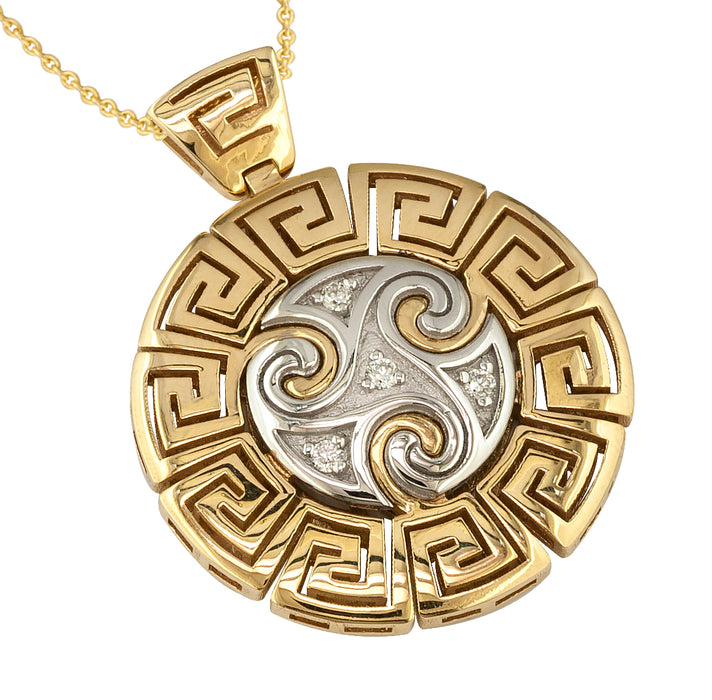Mythical Argonaut Keys Pendant with Necklace