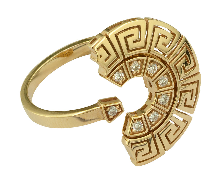 Mythical Missing Piece Diamond Key Ring