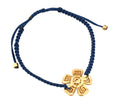Mythical Macrame Argonaut Key Bracelet with Diamonds