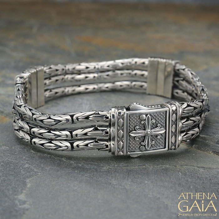 Byzantine Triple Chain Bracelet