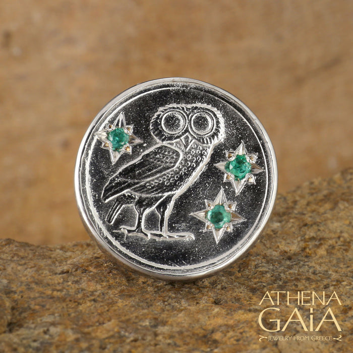 Greek Owl Ring