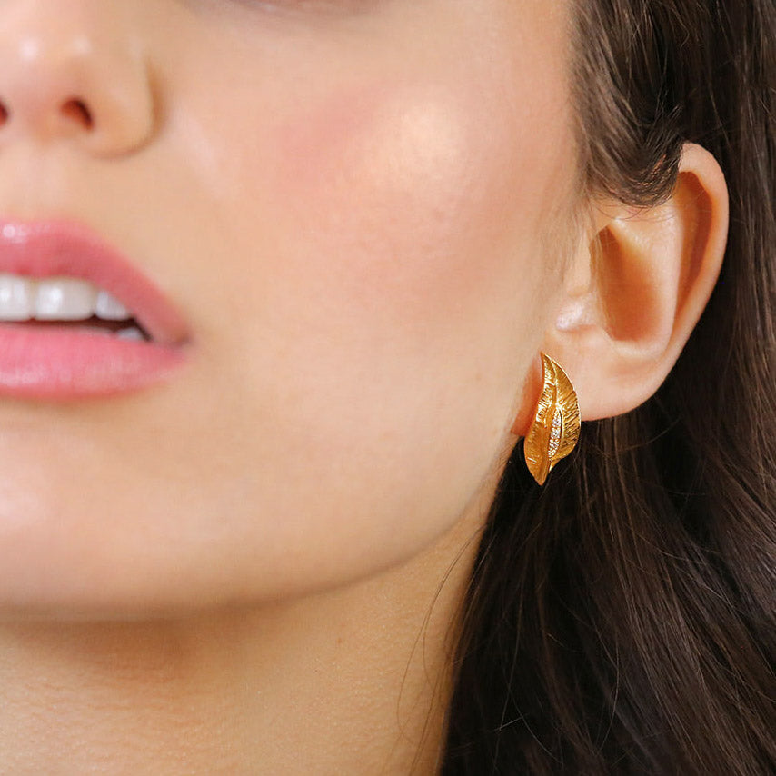 gold earrings from Greece