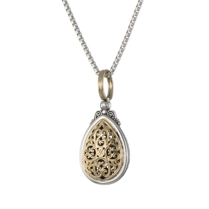 Mediterranean Drop Pendant - 18k Gold Pendant