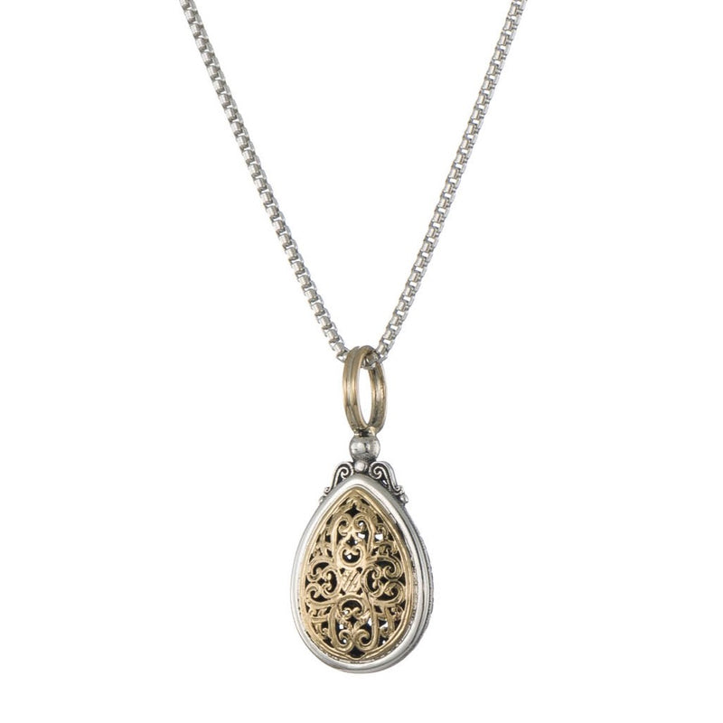 Mediterranean Drop Pendant - 18k Gold Pendant