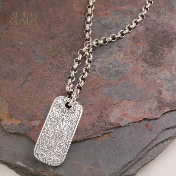 Swallows Talisman Pendant - Sterling Silver Pendant