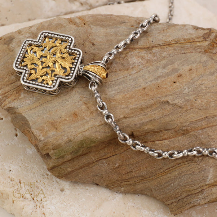 Light Sterling Silver Double Loop Chain