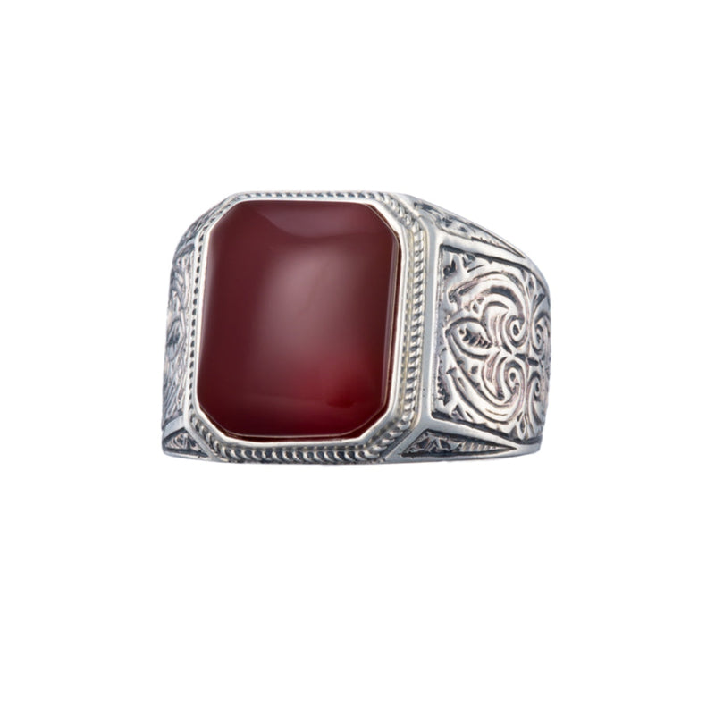 Men’s Classic Silver Ring - Sterling Silver Ring - Club Ring