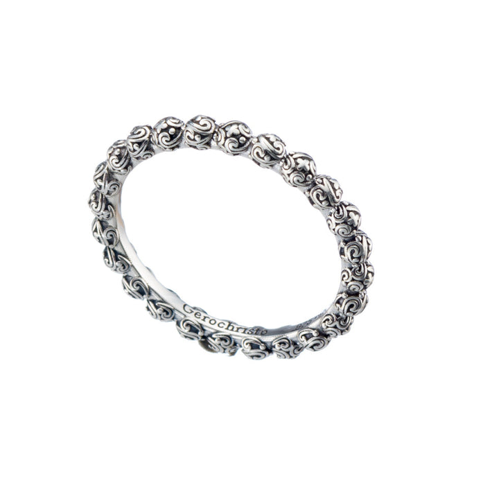 Meadow Breeze Silver Circle Ring