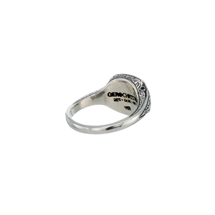 Mediterranean Square Pinky Ring