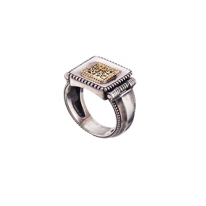 Classic Square Mens Ring