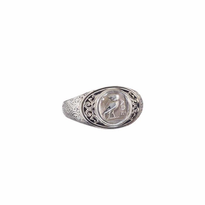 Ancient Greek Owl Symbol Ring