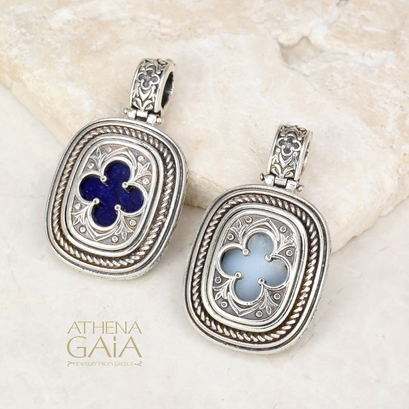 Silver Clover Odysseus Pendant - Sterling Silver Pendant