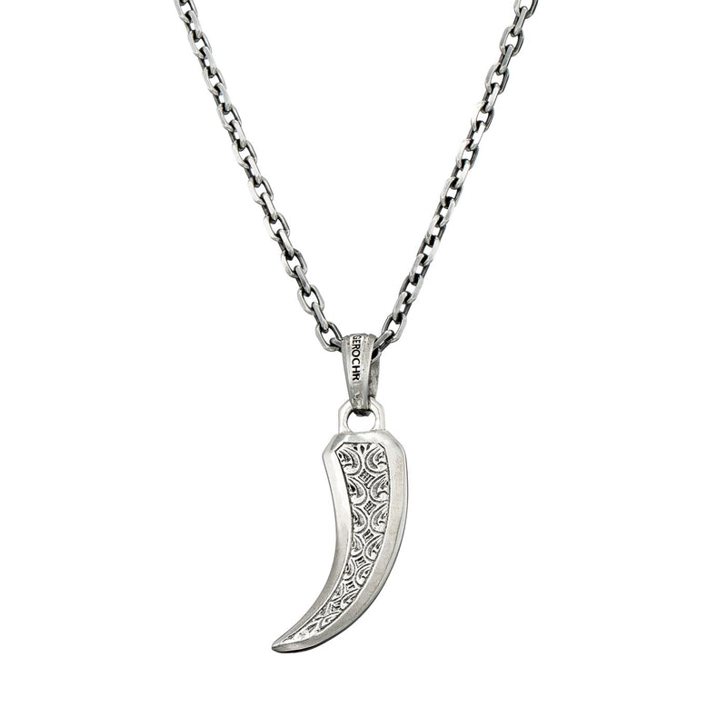 Simplicity Claw Amulet Pendant - Sterling Silver Pendant