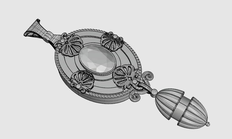 A Statement for Norvi Pendant - 18k Gold Pendant