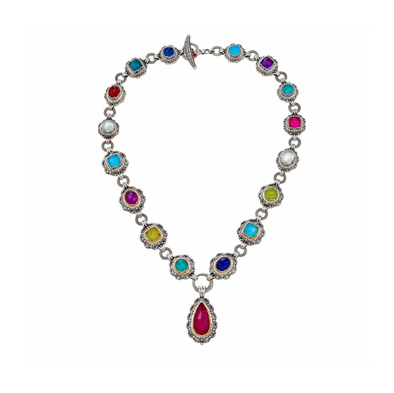 Penelope Necklace - 18k Gold & Sterling Silver Necklace