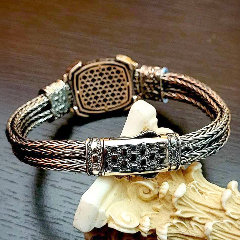 Taurus Byzantine Chain Bracelet - Sterling Silver Bracelet