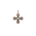 Byzantine Infinity Cross with Gemstones