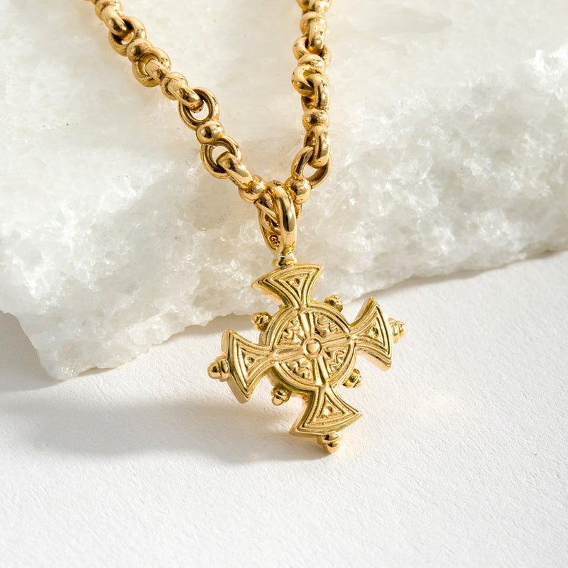 The Maltese Cross (Small) - 18k Gold - Cross Necklace