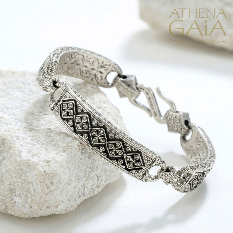 Patmos Links Bracelet - Sterling Silver - Link Bracelet