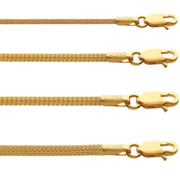 Woven 14k Gold Chain