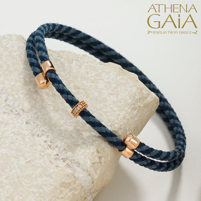 Karpathos Double Cord Adjustable Bracelet