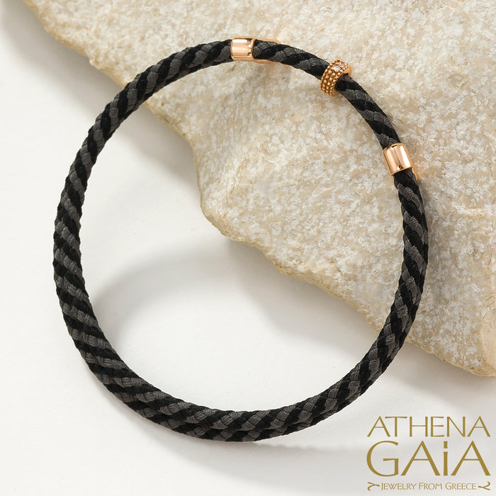 Karpathos Double Cord Adjustable Bracelet