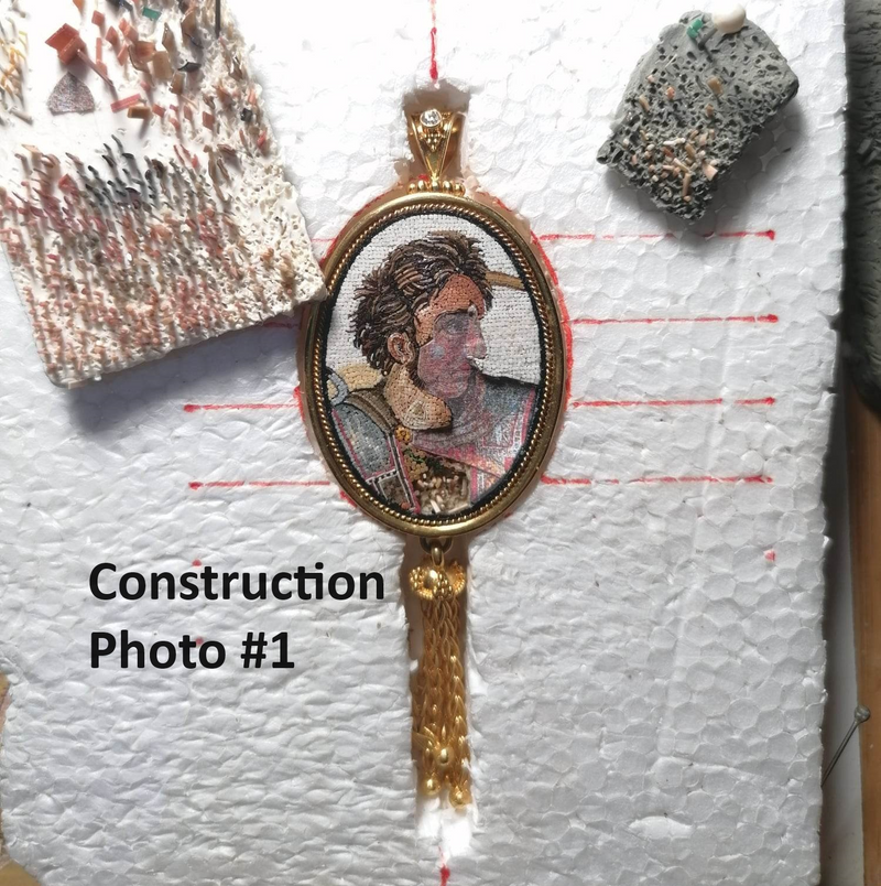 Alexander the Great Pendant - 18k Gold Pendant