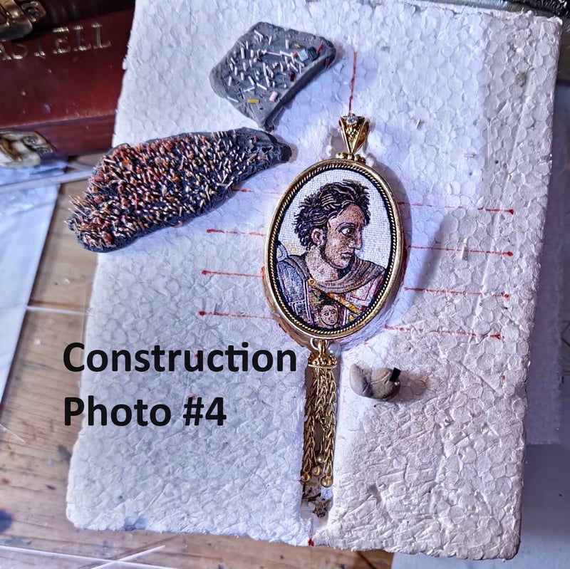 Alexander the Great Pendant - 18k Gold Pendant