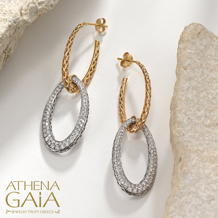 Alysis Ovals Diamond Earrings