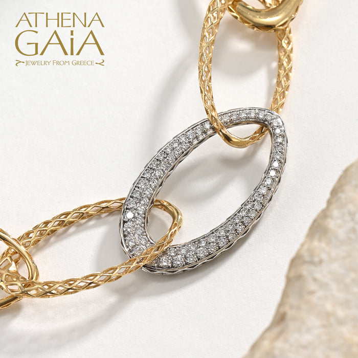 Alysis Ovals Diamond Necklace