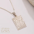 Justinian and Theodora (Small) - Sterling Silver - Tablet Konstantinata