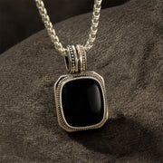 mens pendant onyx