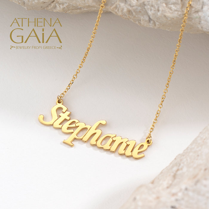 Al'Oro Personalized Name Necklace