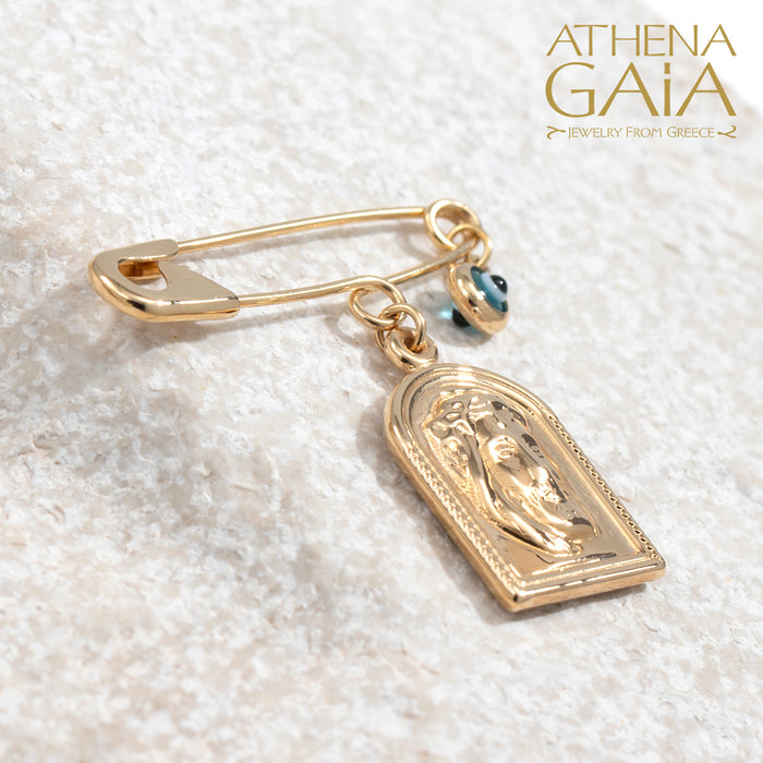 Christ and Mati Filakto Newborn Pin