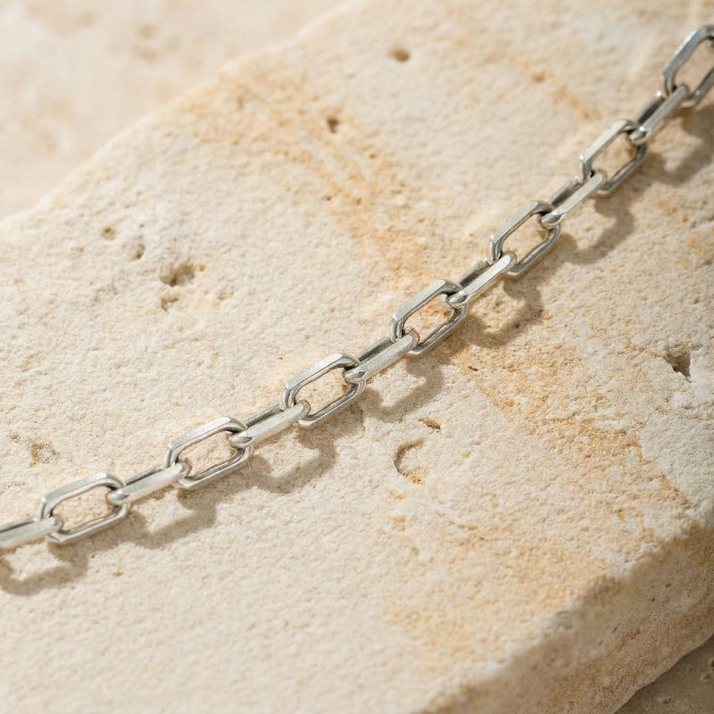 4mm Forzatina Chain - Sterling Silver Chain