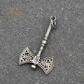 Minoan Double Battle Axe Pendant - Sterling Silver Pendant