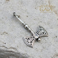 Minoan Double Battle Axe Pendant - Sterling Silver Pendant