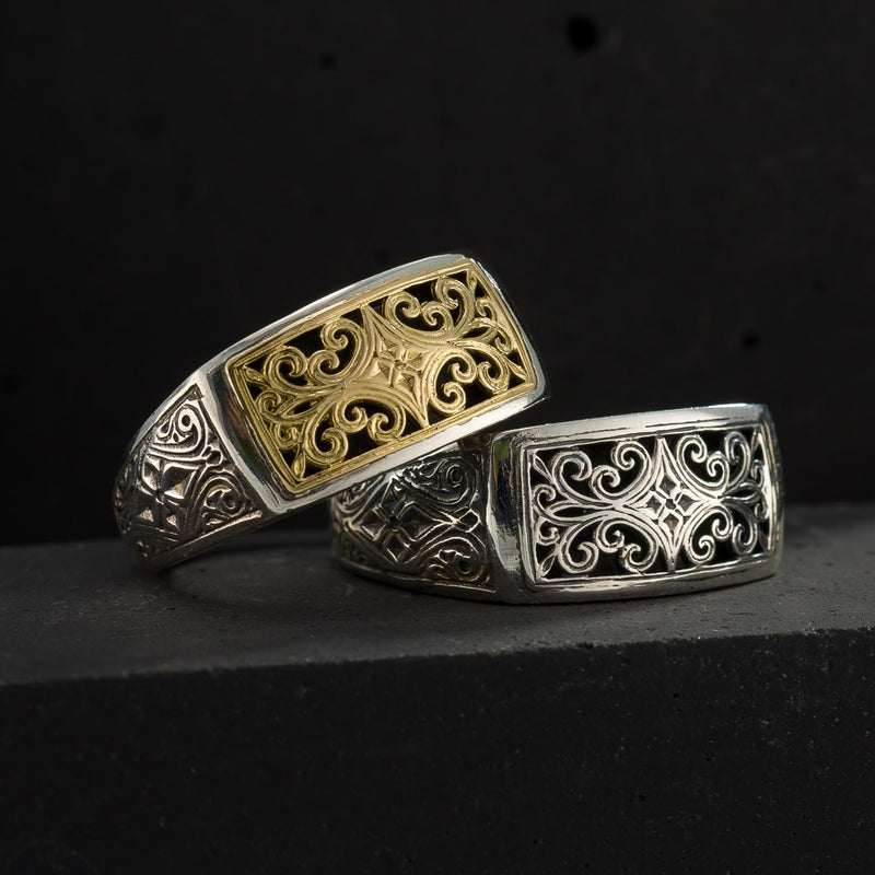 Mediterranean Katheto Ring - Sterling Silver Ring