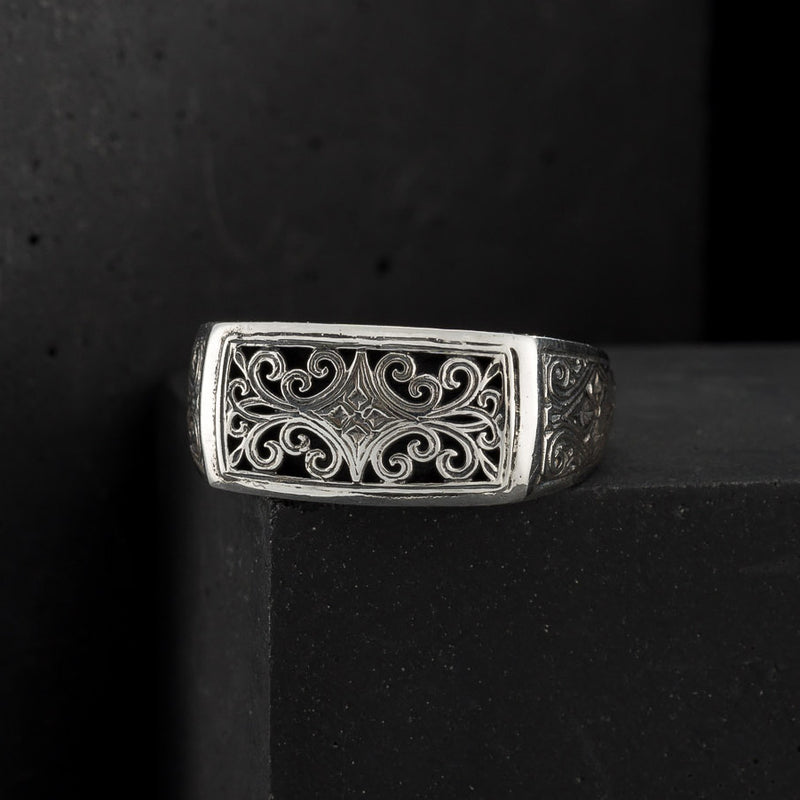 Mediterranean Katheto Ring - Sterling Silver Ring