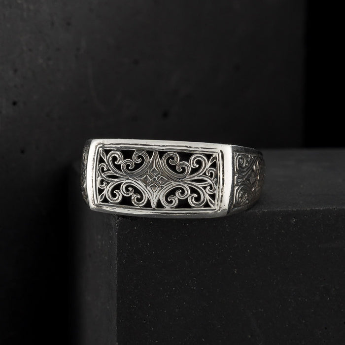 Mediterranean Katheto Ring - Sterling Silver Ring