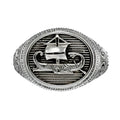 Trireme Silver Ring - Sterling Silver - Signet Ring
