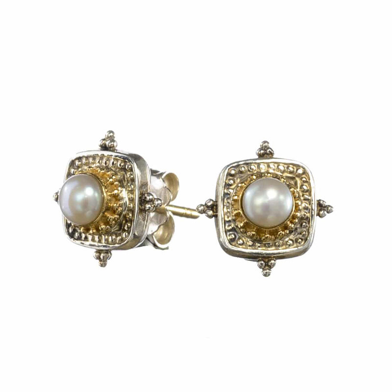 Cyclades Square Stud Earrings