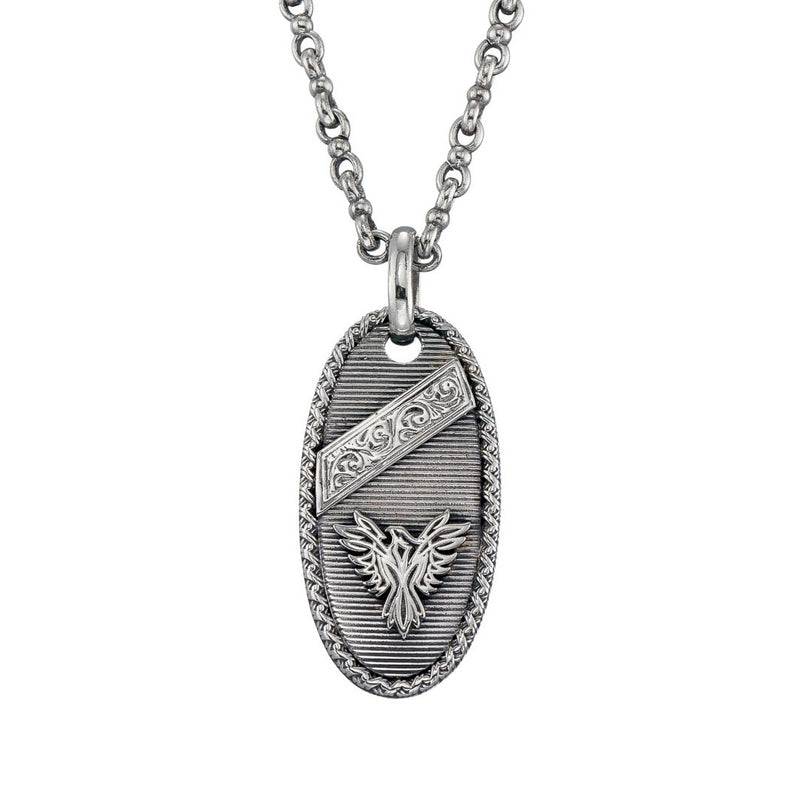 Phoenix Talisman Silver Pendant