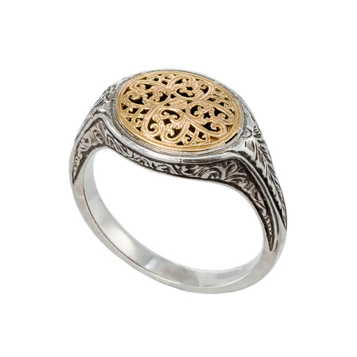 Mediterranean Oval Pinky Ring