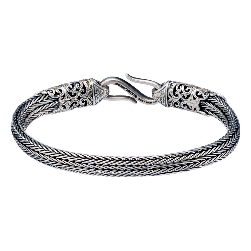 Aretousa Strap Bracelet - Sterling Silver Bracelet