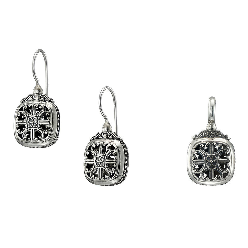 Roxana Square Pendant - Sterling Silver Pendant