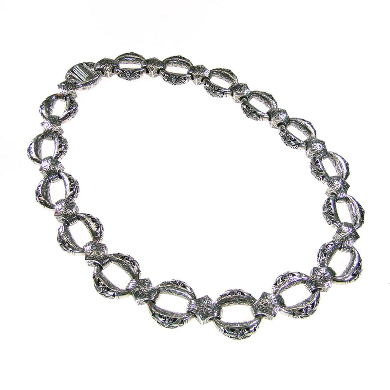 Zelda Silver Link Necklace - Sterling Silver - Link Necklace