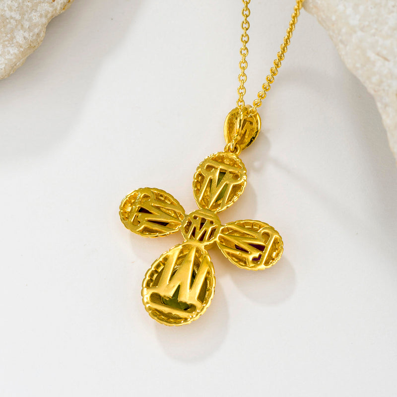 Cosmos Cross - 18k Gold - Byzantine Cross