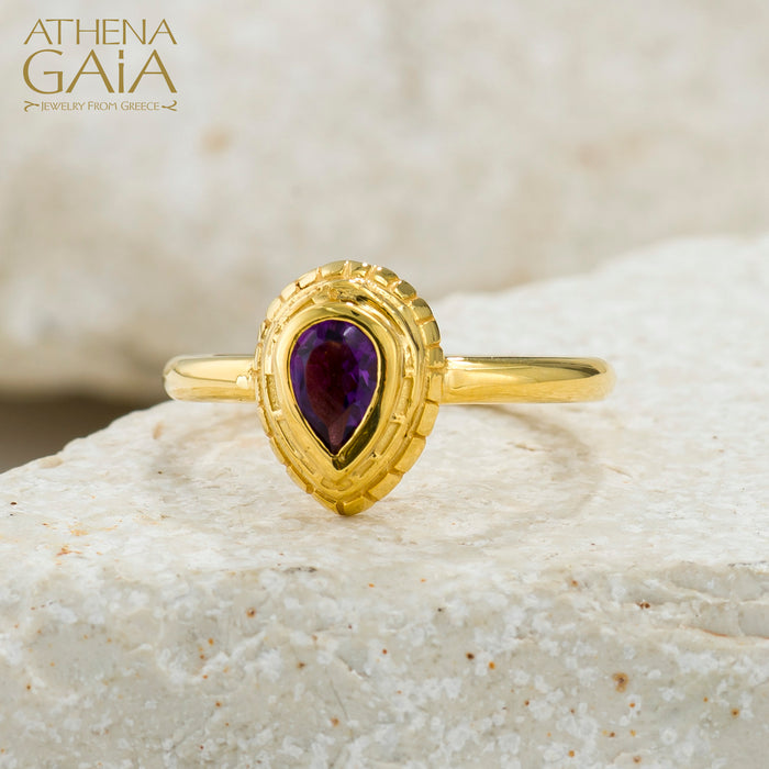 Cosmos Small Stone Ring