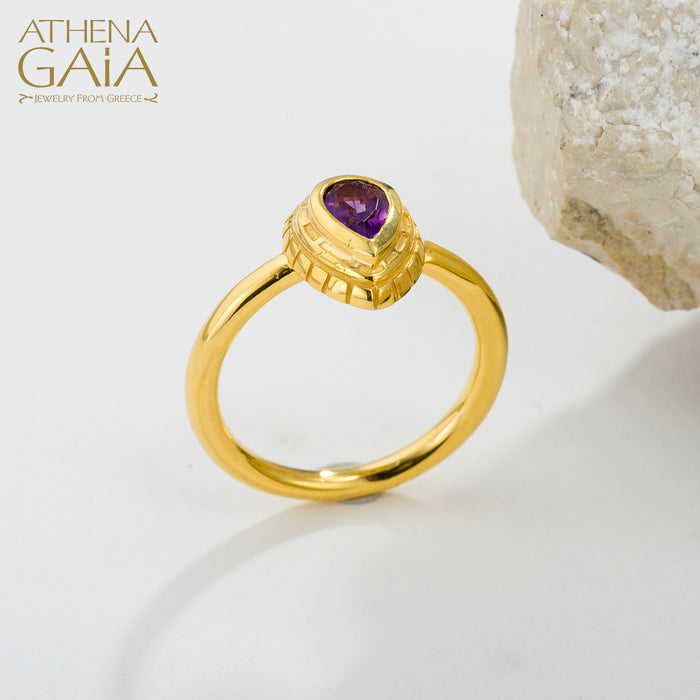 Cosmos Small Stone Ring